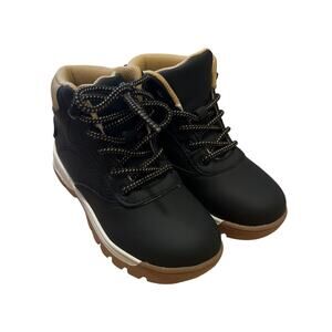 NWT Gap Kids Toddler Trail Sneakers Boots Size 12 Black Tan Hiking